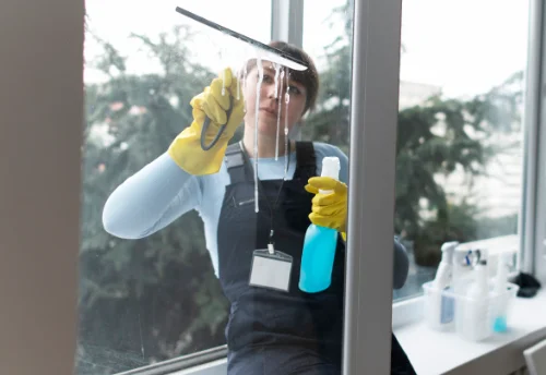 Nettoyage de vitres intérieures et extérieures aux Contamines-Montjoie